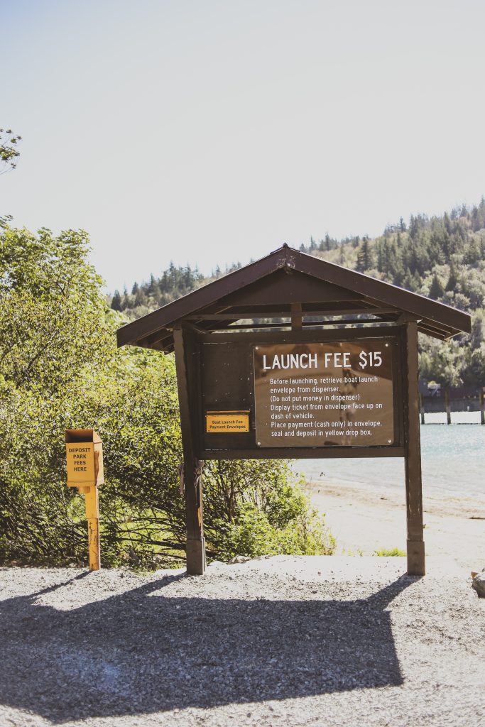 Kilby Park Boat Launch Sign
